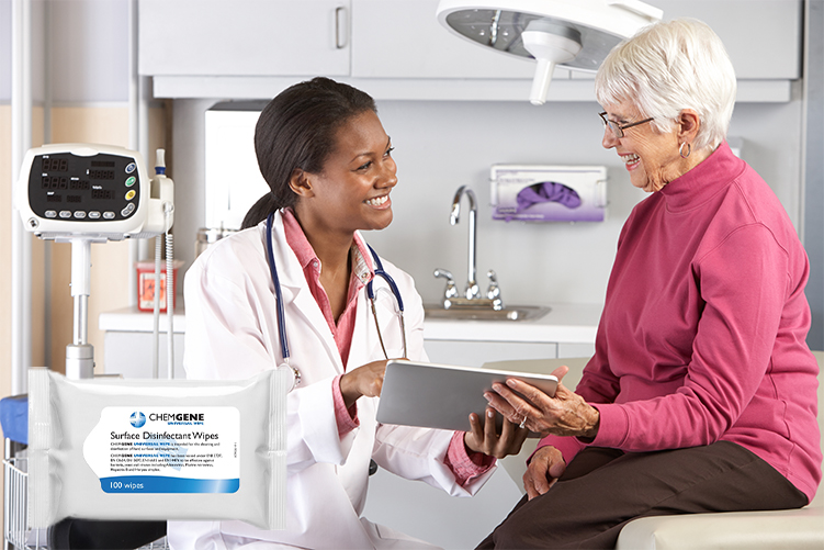 CHEMGENEHLD4's tweet photo. #CHEMGENE Universal Wipes are perfect for broad spectrum #disinfection of surfaces around your GP clinic. Use them to wipe over multi-touch surfaces regularly and to disinfect areas after seeing a patient.

#infectioncontrol #COVID19 #touchpoint #GP #Doctor https://t.co/p39e7QT3A0