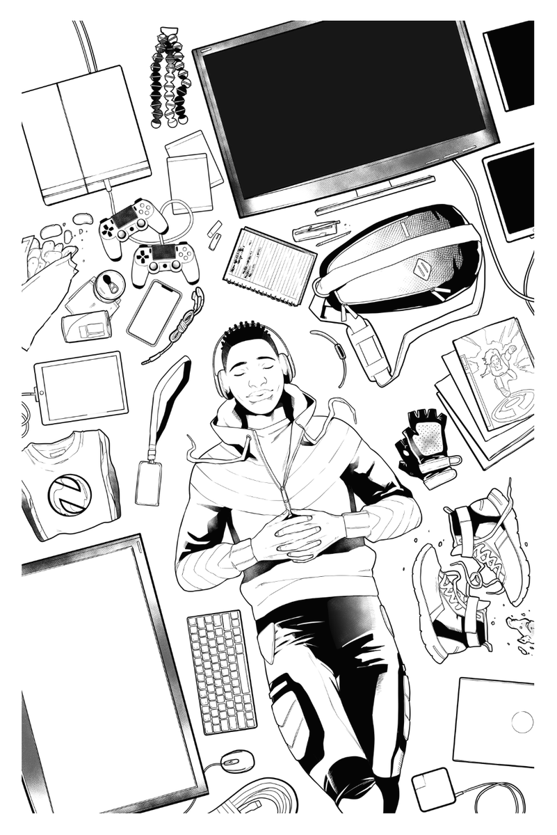 𝘴𝘪𝘳𝘪𝘶𝘴 (@siriusdraws) on Twitter photo the sketch ----> the inks
In honour of QUINCREDIBLE Volume 1 (written by the lovely <a href="/TheRodneyBarnes/">Rodney Barnes</a>) comin out, here are some of my favourite pages.
Ostensibly, Quin has a "superhero" outfit, but he's never actually in it because nobody has actually told me to do it. Shh.. the sketch ----> the inks
In honour of QUINCREDIBLE Volume 1 (written by the lovely <a href="/TheRodneyBarnes/">Rodney Barnes</a>) comin out, here are some of my favourite pages.
Ostensibly, Quin has a "superhero" outfit, but he's never actually in it because nobody has actually told me to do it. Shh..