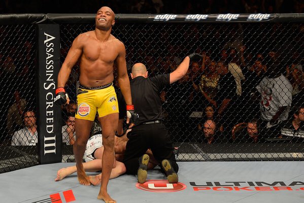 Anderson Silva —> Kobe Bryant The Spider meets the Mamba, two guys that you could call the GOAT without sounding like a total dumbass, also two of the most electric and prolific athletes to ever walk earth. Some of my best memories as a fan come watching these two