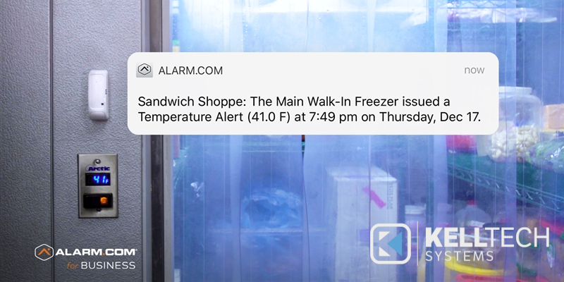 kelltechsystems's tweet image. Watch refrigerator temperatures at your home or business with a simple sensor on your existing burglar alarm.

Get notified if your refrigerator goes outside your chosen temperature threshold, or monitor from your mobile device 24/7.

Call @kelltechsystems today to learn more!