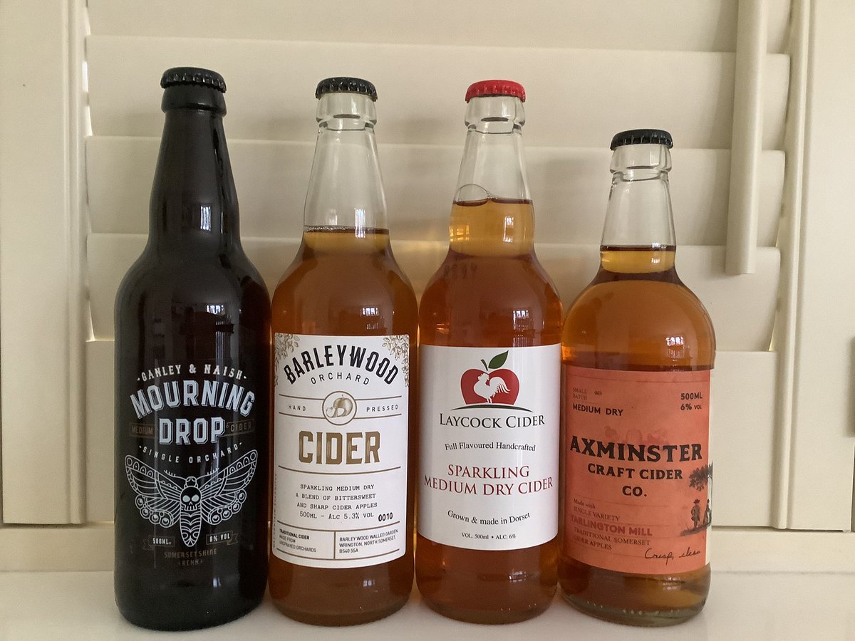 Stock replenishments of the brilliant <a href="/GanleyNaish/">Ganley & Naish Cider</a> #Barleywood #Axminsterciderco and #Laycockcider are now in. #realcider #supportlocal #SupportSmallBusinesses #lockdown2021