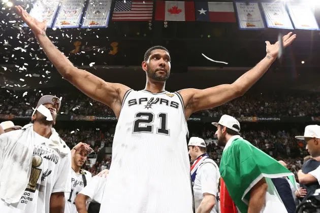 Daniel Cormier —-> Tim Duncan Two of the greatest champions, any sport, as classy as they come. Both are as dominant as can be while also suffering defeat that they’ve always rebounded from. Both will also be looked back on and put higher on all time lists than they are now