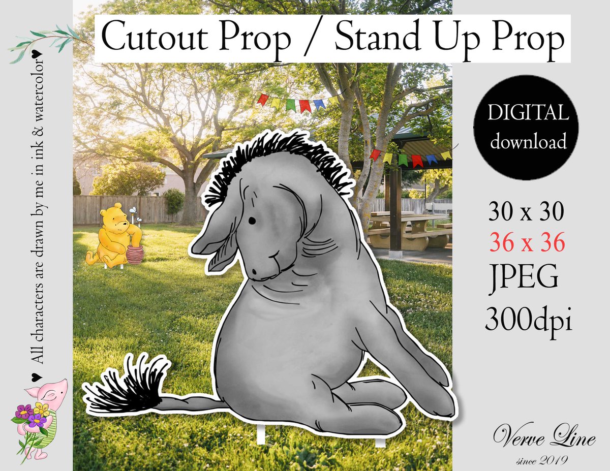 VerveLine's tweet image. etsy.me/2S2IL2T via @Etsy
Only Today -50% 
#paperdecor #babyshower #classicwinnie #customdesign #poohpartyfavors #winniebabyshower #classicwinniedecor #babyshowerdecor #cutoutprop #cutoutdecor #standupprop #eeyorefigure #birthdaydecor
