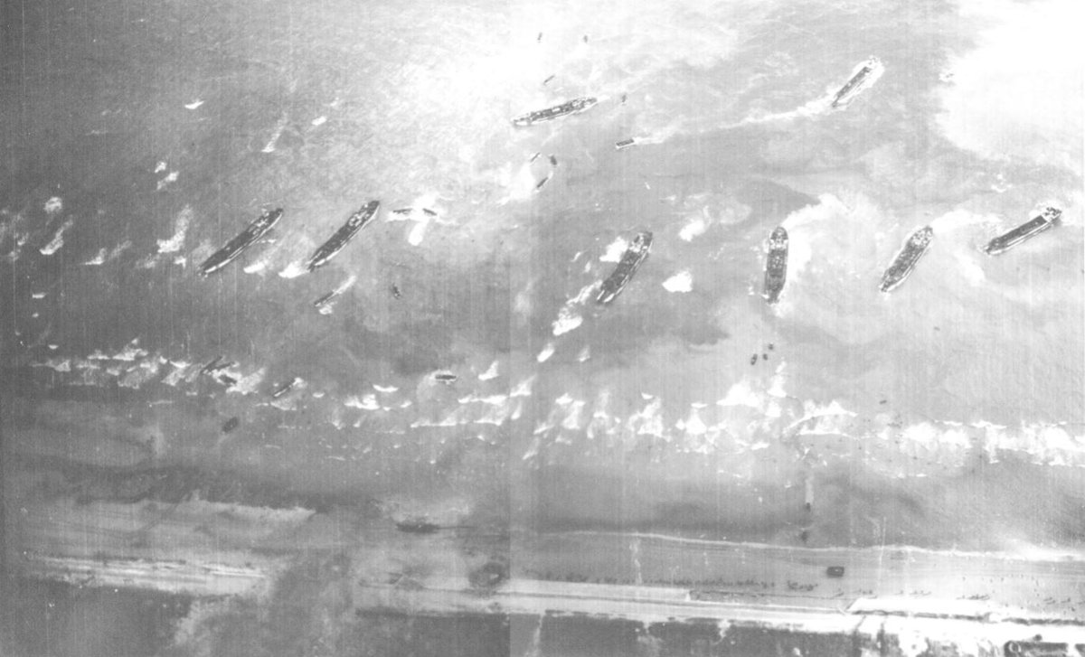 I found this uncredited image in 'Looking Down on War: The Normandy Invasion' by the late Colonel Roy Stanley, USAF, the other day. It's got some great photos of D-Day in it, although very little analysis. So I did my own.