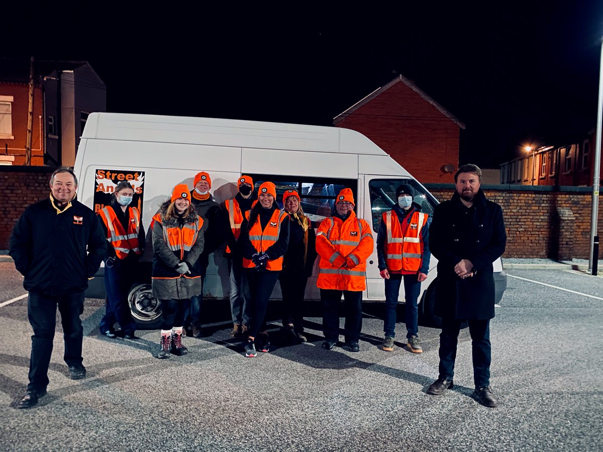 Last night I joined @BF_StreetAngels  after £45k has been invested from our office in street pastors & angels across #Lancashire. 

I saw first hand the work they do in running the Emergency Bed Unit for the homeless in #Blackpool above @BpoolCouncil Housing Options. 1/2