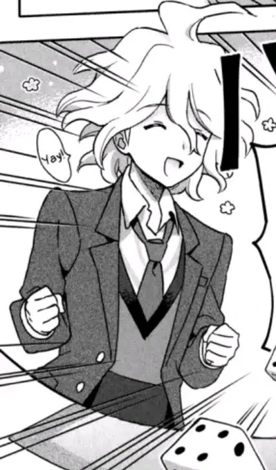 his tiny yay... 