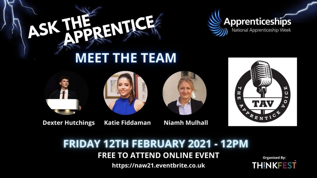 MCAppAwards's tweet photo. 🗣 We're super excited to have @ApprenticeVoice joining us at our "Ask The Apprentice" conference on Friday! 👏
Register your FREE place 👇
https://t.co/Q95R0biEbm
#ApprenticeVoice #AskTheApprentice #NAW2021 #BuildTheFuture #Apprenticeships #Apprentice https://t.co/gJuXH3zL9j