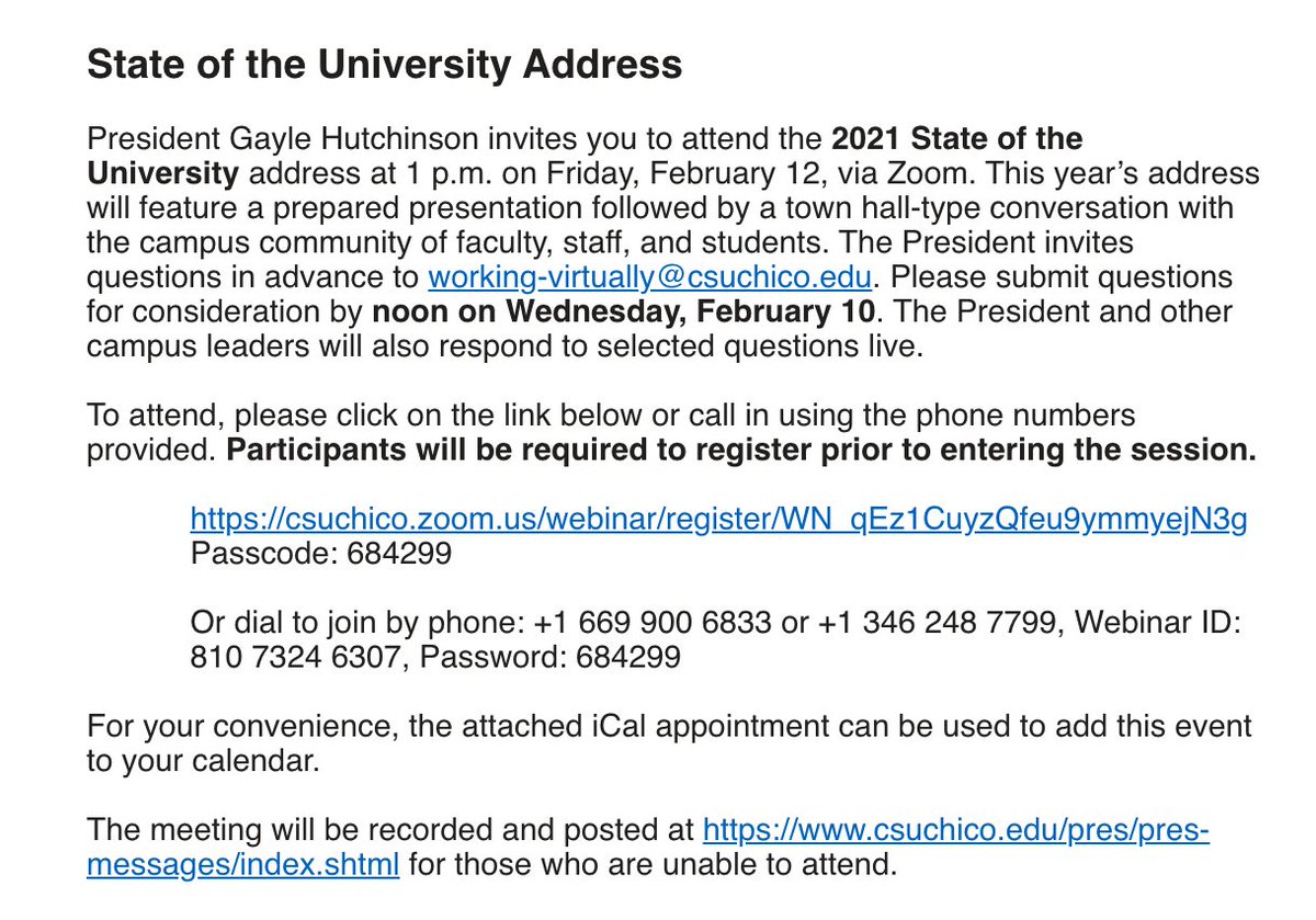 Associated Students President - CSU, Chico tweet media