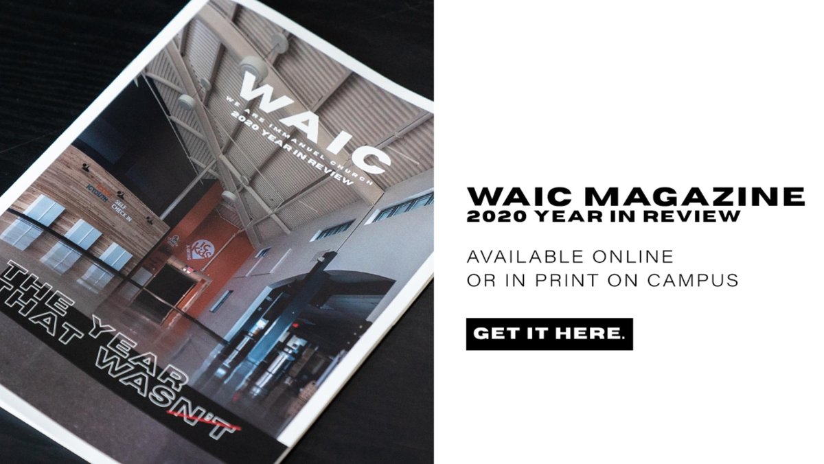 WeAreImmanuel's tweet photo. The new issue of WAIC Magazine is out now! Read it here: https://t.co/beOY9AdS0d https://t.co/oqyAVisio7