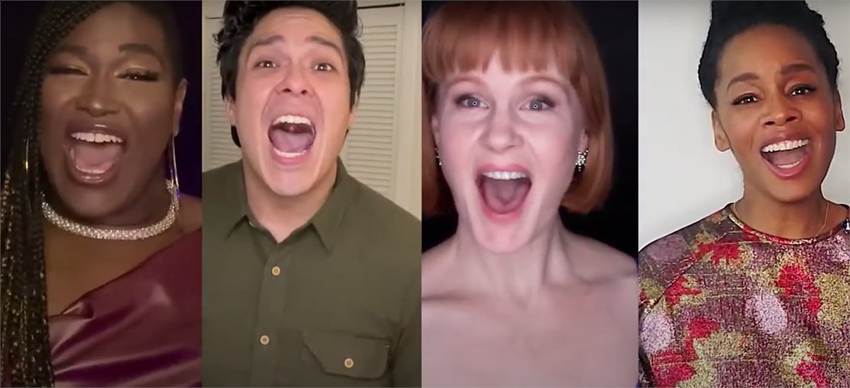 Watch <a href="/RealKateBaldwin/">Kate Baldwin</a> <a href="/georgesalazar/">George Salazar</a> <a href="/AnikaNoniRose/">Anika Noni Rose</a> &amp; Branden Noel Thomas, with @MrJasonRBrown &amp; Ada Westfall, perform "The New World" from SONGS FOR A NEW WORLD at <a href="/TheatreForward/">Theatre Forward</a> virtual gala → bit.ly/3pbuEpW