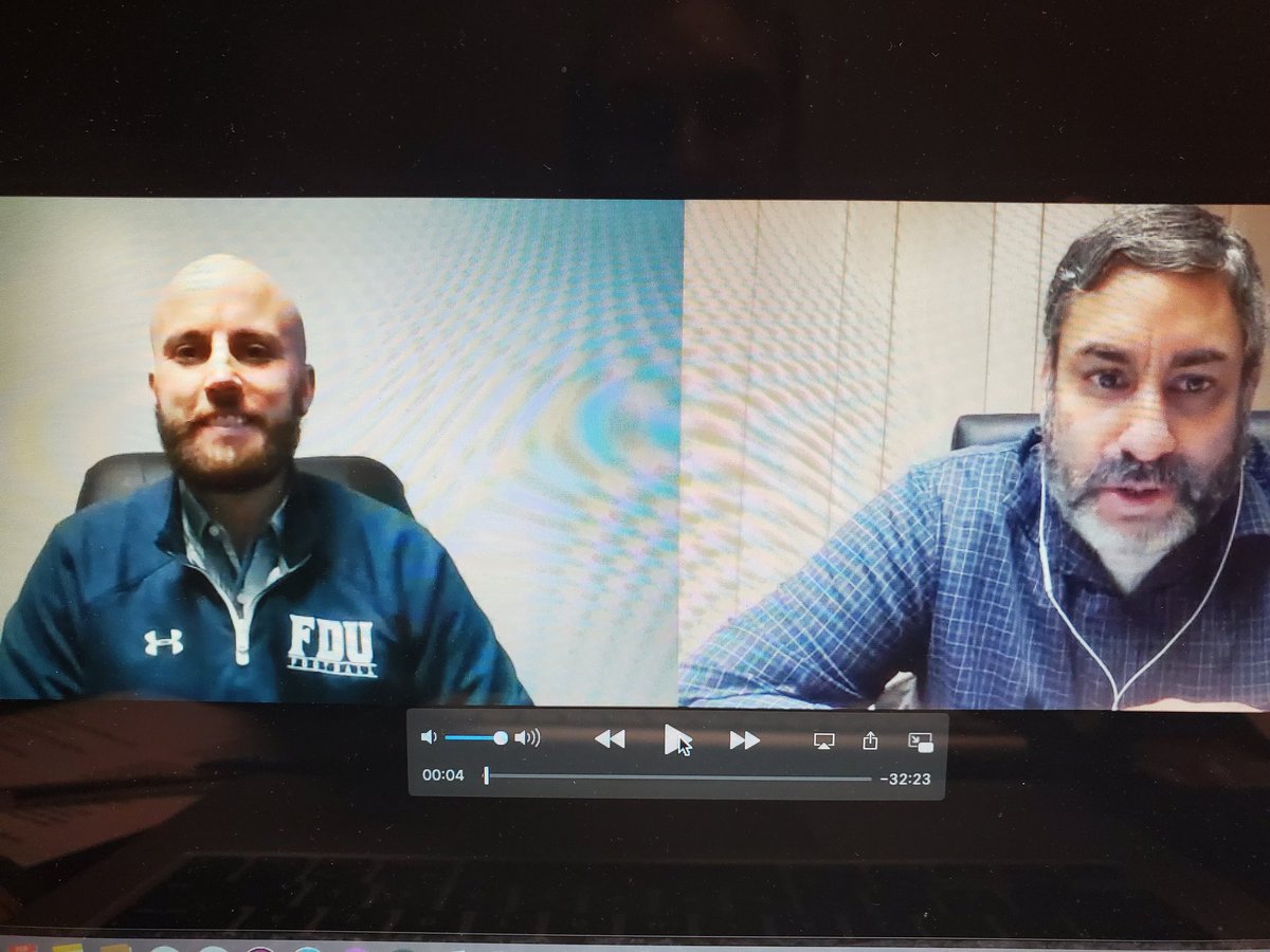 SunilSportsNews's tweet photo. Enjoyed interviewing @FDUFootball Head Coach #JimmyRobertson @JimRobertsonQB today via @zoom_us for @NewJerseyHSFB 🏈 https://t.co/OjbePzT6ia