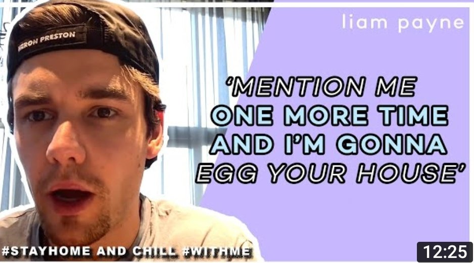 Also in 2020 we noticed that seems like they're taking turns to entertain us on social media. First Niall IG lives, then Liam's YTuber Era, Then Zayn's IG unusual interactions... who's next boys?? Harry ?? Louis ??!I bet it's H.