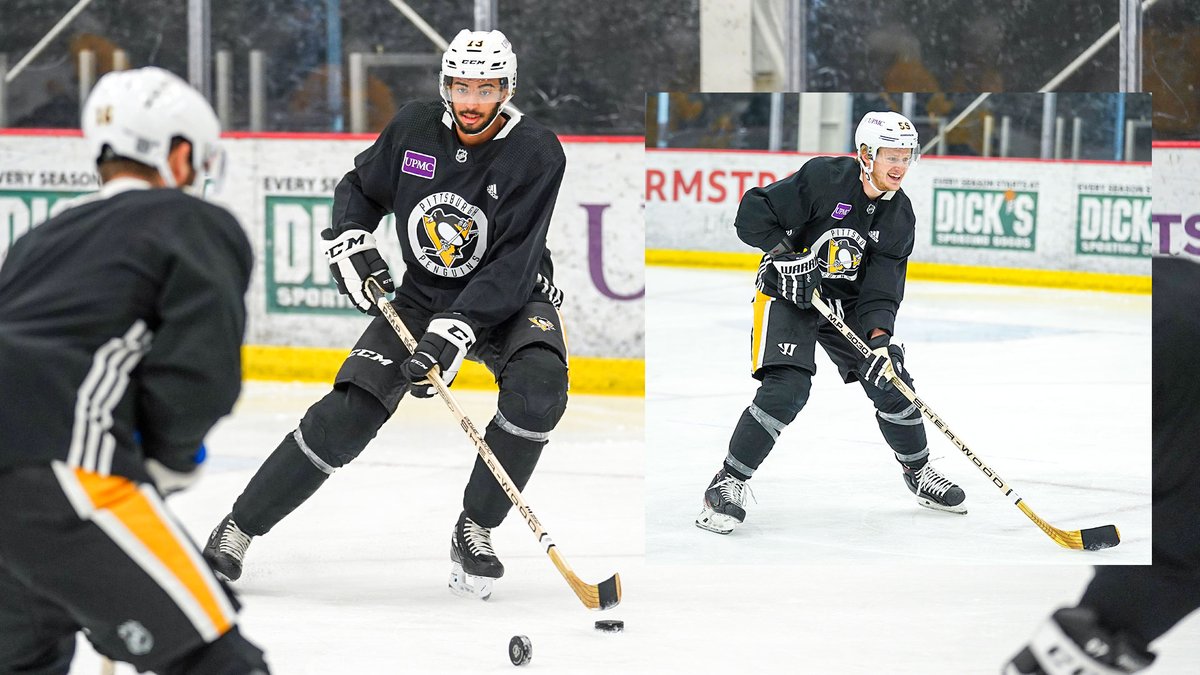 penguins's tweet image. Practice photos, featuring wooden hockey sticks.

Wooden sticks are generally heavier, less flexible, and have less bounce... Perfect for working on puck control.