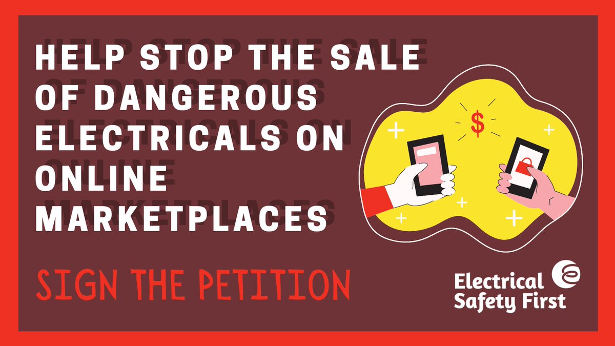 In the UK, online marketplaces such as Amazon, eBay and Wish are not bound to the same laws as traditional retailers.

Sign the petition here: electricalsafetyfirst.org.uk/stop-the-sale-…