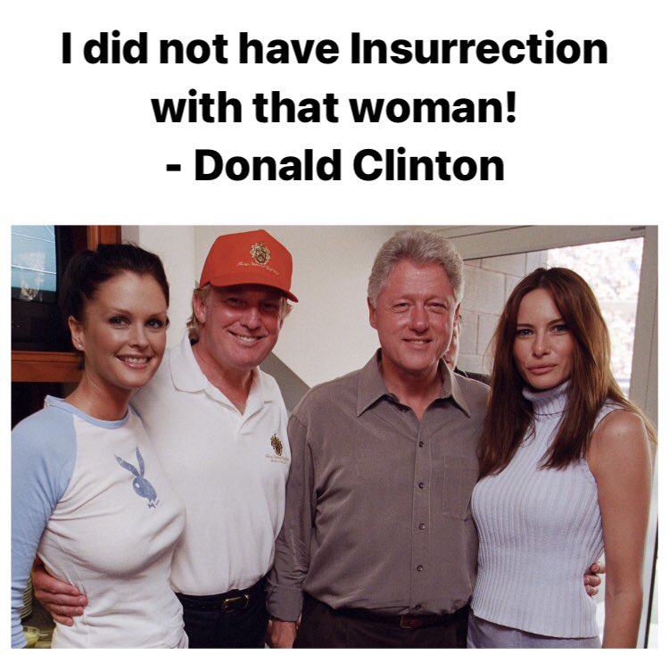 IlluminatiFan69's tweet photo. I am super excited for another impeachment! Watching democracy in action is fun! #ImpeachmentTrial #impeachment #ImpeachmentDay #DonaldClinton https://t.co/i6A1P7OGSF