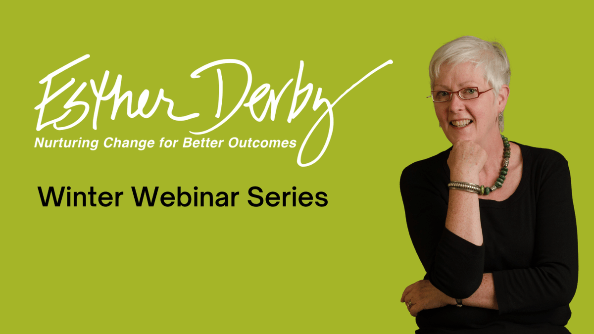 estherderby's tweet photo. Winter webinars are up!  My focus this time is on two crucial aspects of management: working on the system and developing people. 
Sign up now! 
https://t.co/E7G51JgC7v
#management #leadership #workonthesystem #developpeople https://t.co/n6ptXxs2lh