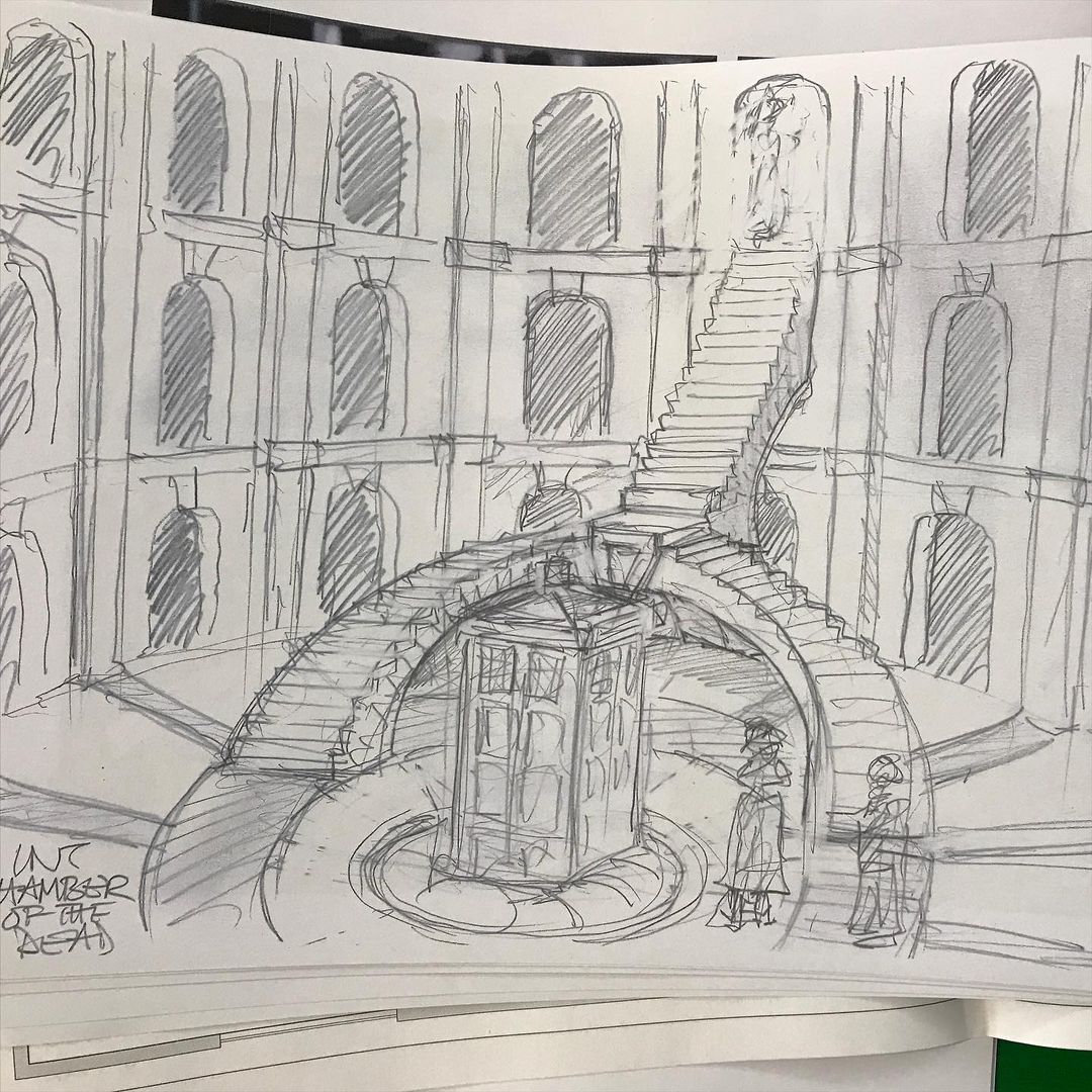 brinatello's tweet photo. @rtalalay on IG: Original design for Chamber from #MichaelPickwoad. #TwiceUponATime @bbcdoctorwho #DoctorWho https://t.co/YqOhoSZSXk

Brilliant man. Love this room; I once had it (with #PeterCapaldi) as a Lock Screen. @bradders_david saw my phone at #gally1 and talked about it. https://t.co/ZAnXhi7qQ9
