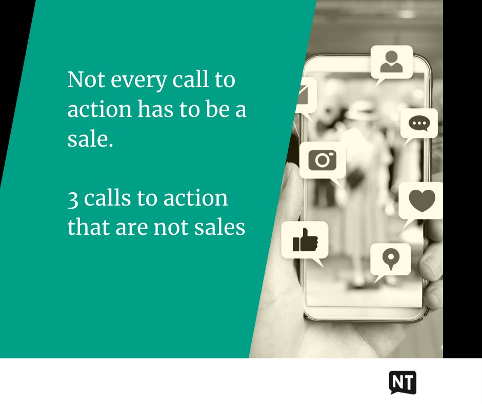 NutritiousTruth's tweet photo. If you are on social, you are there to start a conversation. Here are 3 calls to action that will help you start conversations. https://t.co/HJAmJOfi4T