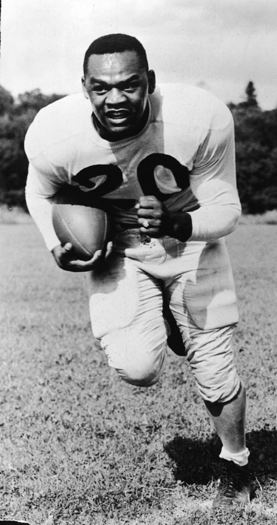 George Taliaferro was drafted in the 13th round by the Chicago Bears in the 1949 NFL draft.But Taliaferro never played with the Bears, having signed a contract the previous week to play for the LA Dons of the AAFC. He joined the NFL with the New York Yanks in 1951.