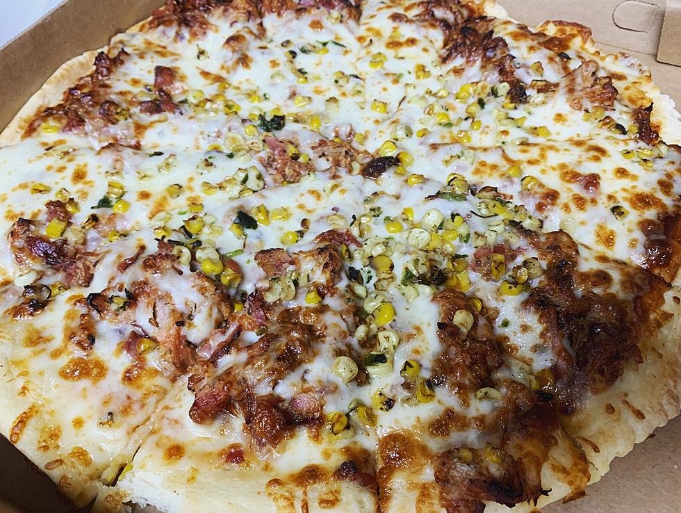 Iowa taco pizza, Iowa bacon cheeseburger pizza, Iowa bacon egg & cheese breakfast pizza, Iowa BBQ pork & corn pizza, it's all good