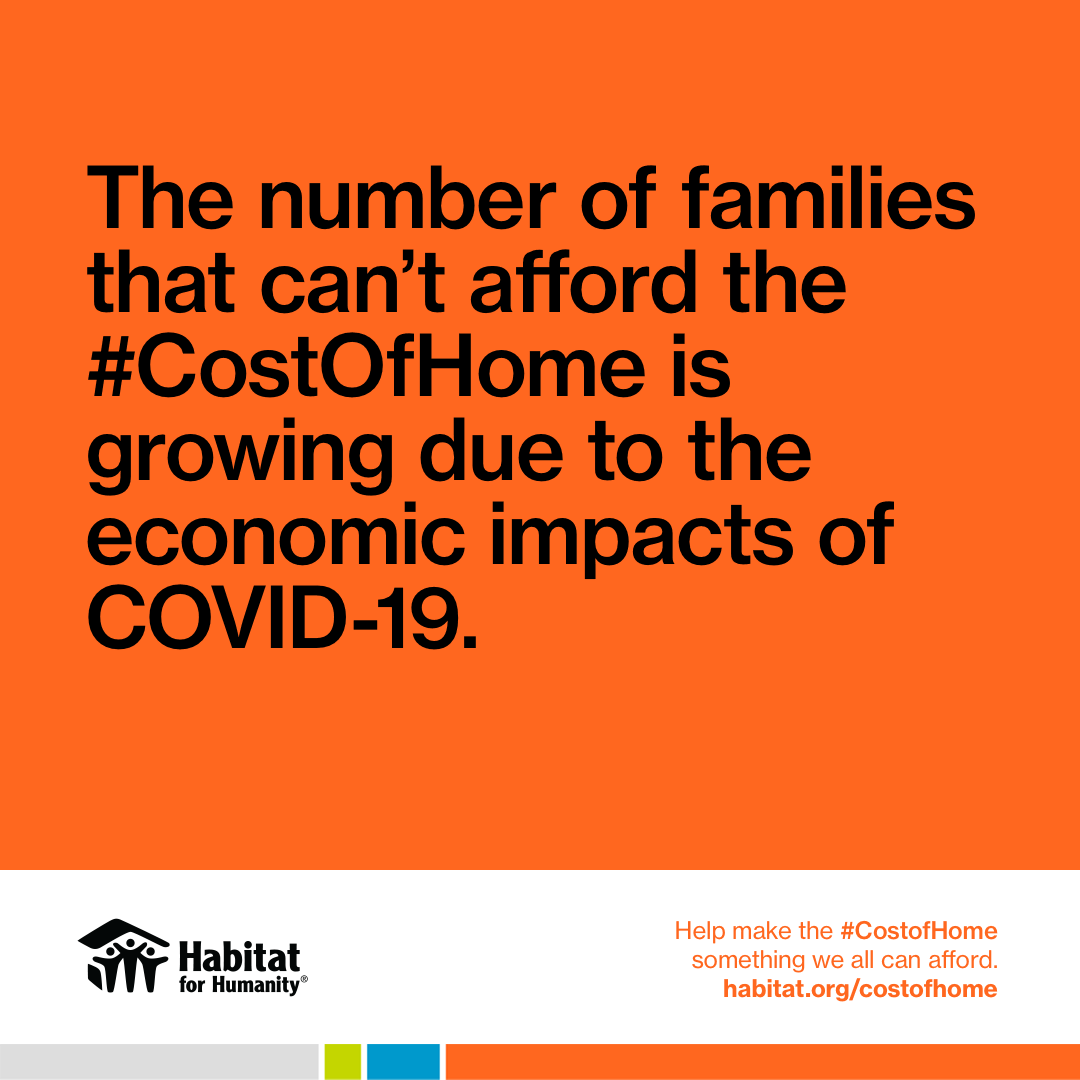 Today we unite with advocates at #HabitatOnTheHill to ask legislators to support home affordability, including investing in relief for those families struggling to stay in their home due to #COVID19 lose of income.  Join us! ow.ly/K49O50DuDDB