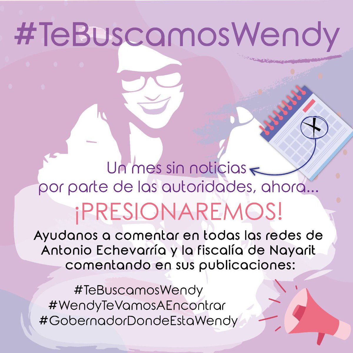 _baruc_'s tweet photo. Hoy, 09 de febrero, se cumple un mes de la desaparición de mi hermana Wendy.
Desde el 09 de enero no hemos parado nuestra búsqueda y bajo el mismo deseo de encontrar a Wendy EXIGIMOS respuesta y hechos por parte de las autoridades.

No vamos a parar, #WendyTeVamosAEncontrar https://t.co/hrwVp2X40f