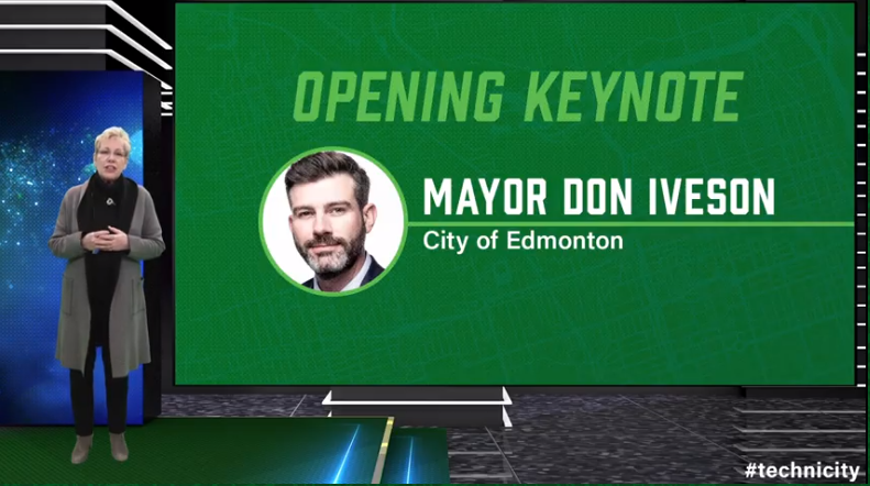 Opening keynotes from Mayor Don Iveson - <a href="/doniveson/">Don Iveson</a> 

He has identified #innovation as a key driver of the city's growth and sees #Edmonton as an innovation hub.
<a href="/CityofEdmonton/">City of Edmonton</a> 
 
#Technicity