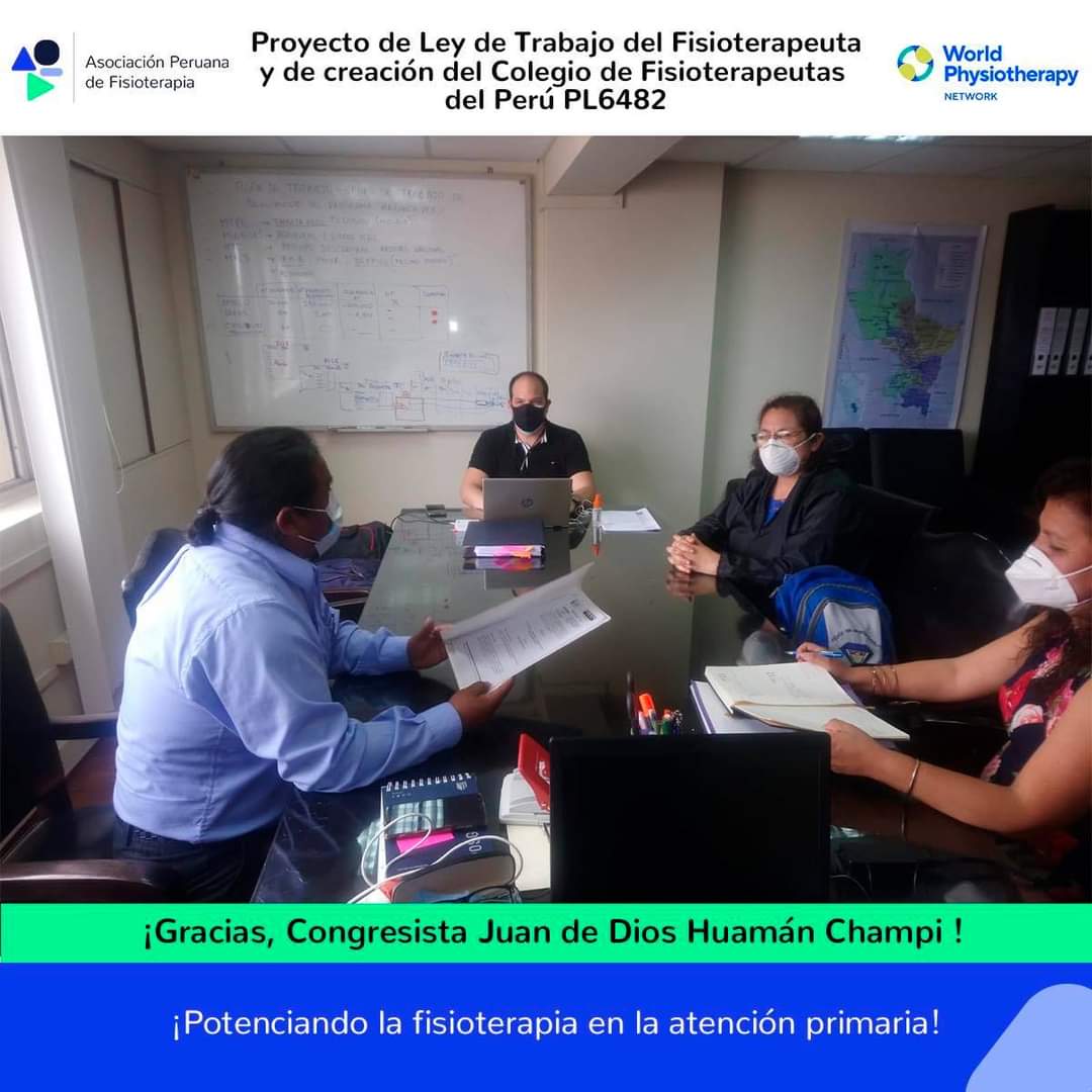 ASPEFISIO's tweet photo. ¡LA FISIOTERAPIA ES CRUCIAL EN LA PREVENCIÓN EN SALUD!
La población peruana tiene el derecho a un mejor acceso a fisioterapia.
Agradecemos al despacho del Congresista @juanh_champi por su apoyo.
¡Por un cambio en la realidad de la fisioterapia peruana!
#leyfisioterapiaperu https://t.co/mc4aF2XyIw
