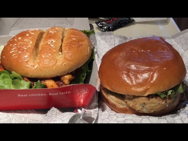 ikEnteractive's tweet photo. Chick-Fil-A Grilled Spicy Deluxe vs Wendy’s Hot Chili Grilled Chicken Sandwich https://t.co/lJjpEug5pt #tuesdaythoughts #lunch #lunchbreak https://t.co/i4xH35VOWB