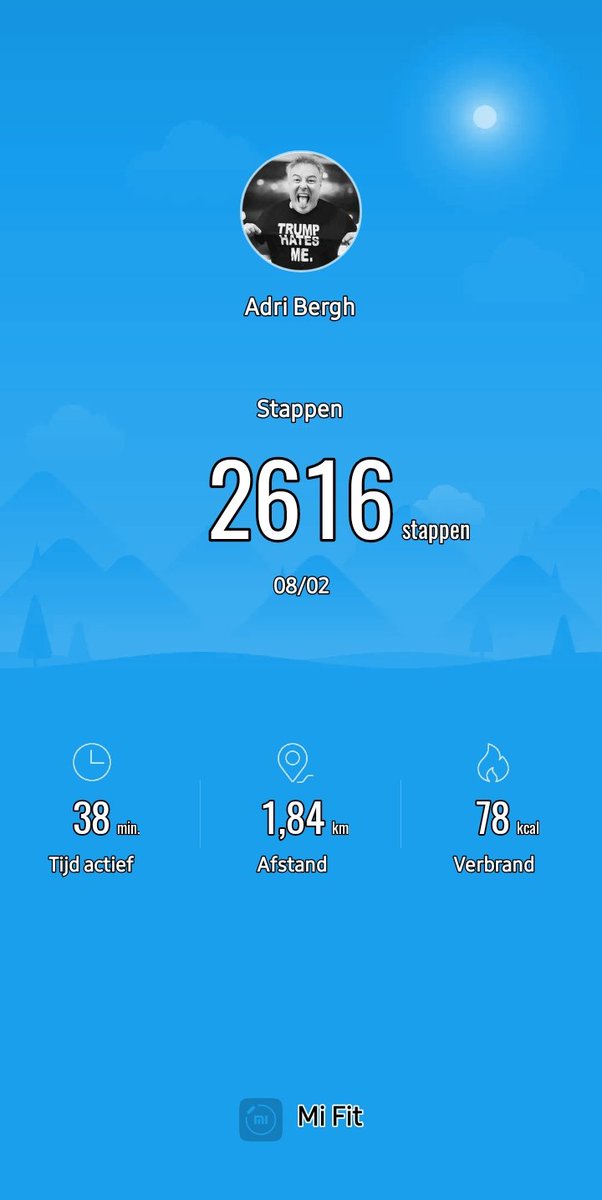 Mi Fit
Mijn fitness gegevens