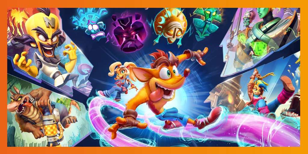 BitshopFrance's tweet photo. 🟠 NEWS 🟠⠀⠀⠀⠀
⠀⠀⠀
Crash Bandicoot 4 arrive le 12 mars sur Nintendo Switch, PS5 et Xbox Series X|S !

👉 https://t.co/BSm9Y465Du

#crashbandicoot4 #gaming #game #jeuxvideo https://t.co/gvnd0lpivk