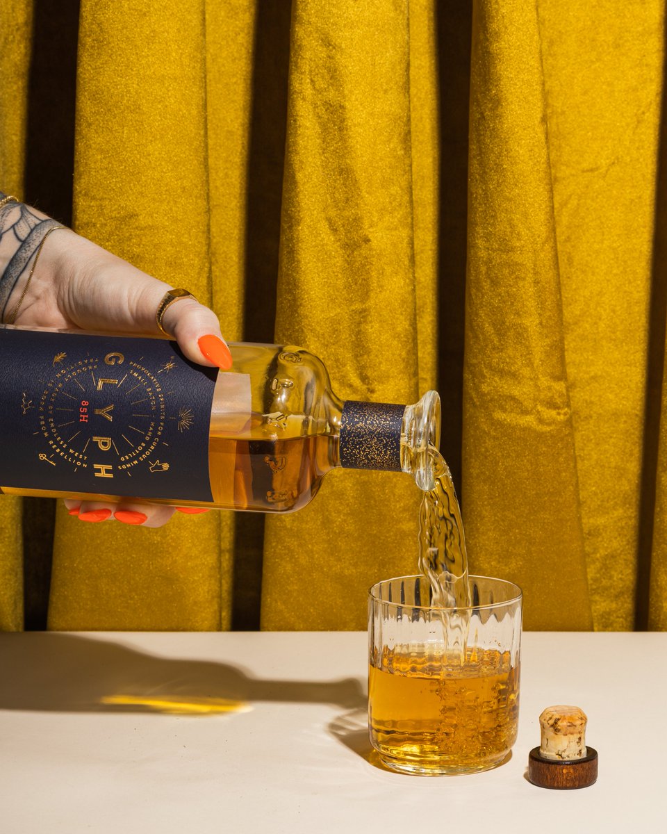 GlyphSpirit's tweet photo. Bottle half empty, glass half full. Just the way we like it. https://t.co/DleGd9l4Gu