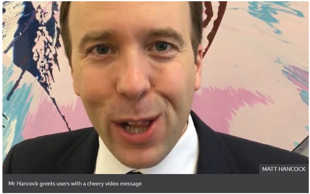 Matt Hancock launches his app