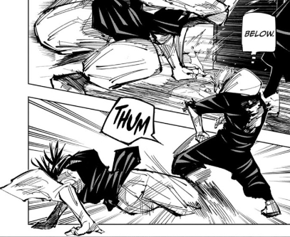 it'll be interesting to see how the pseudo-tangibility of words in jujutsu might be explored in the future. The last thing I want to emphasize is the application of this "bowing" theory to the martial arts side to jujutsu. In many fights, we'll see combatants purposefully >>