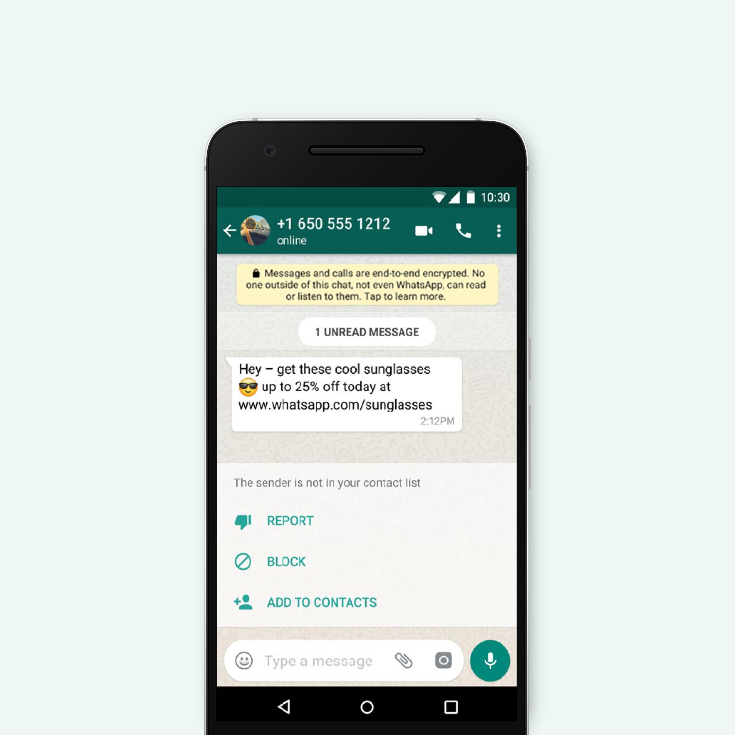 Whatsapp On Twitter Been Messaged By Someone Who Isn T In Your Contacts List Does It Look Spammy Or Suspicious You Can Report It Quickly And Easily Https T Co Cvbyuid6e8 Twitter