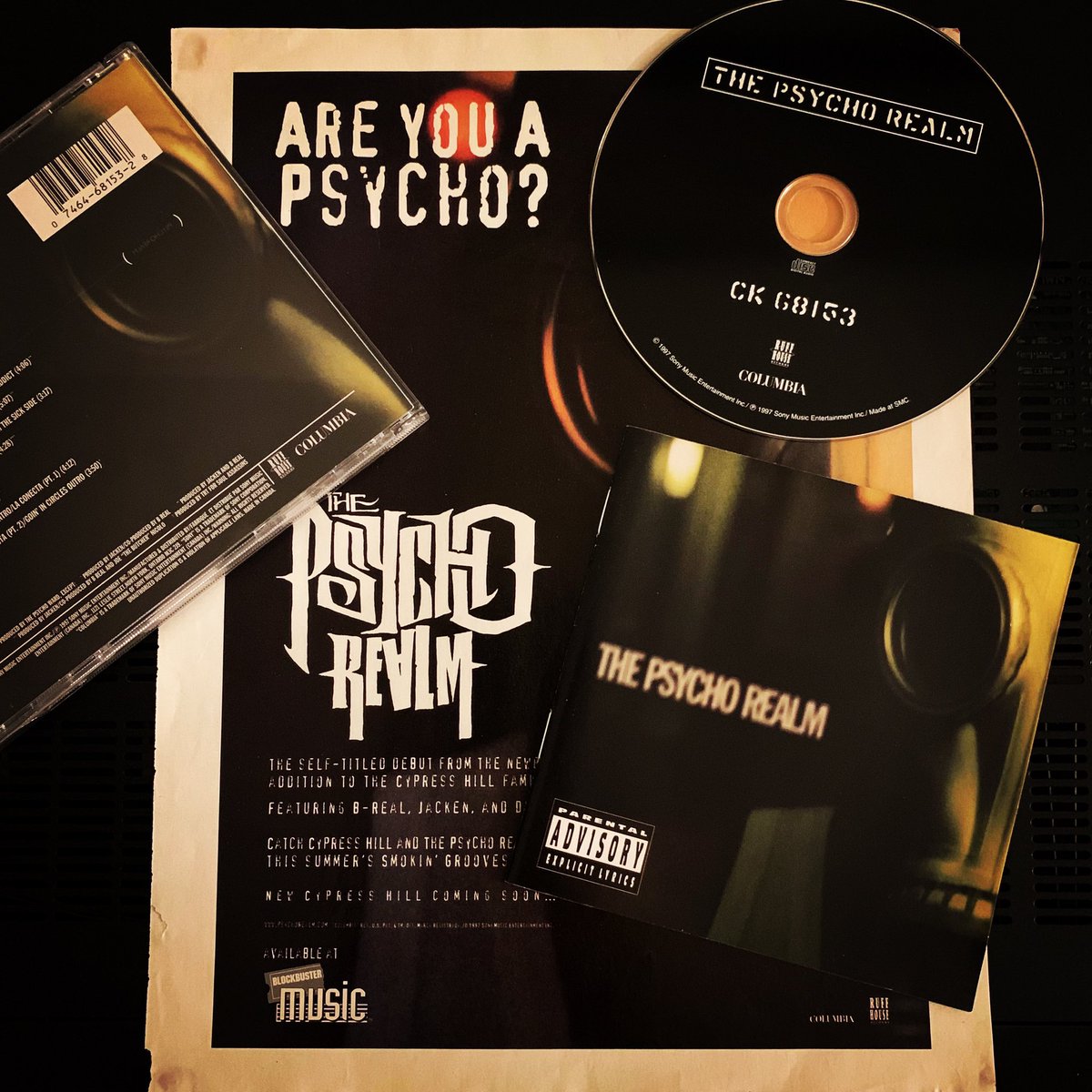 @PsychoRealm
#psycho #city #blocks #showdown #thebigpayback #premonitions #stonegarden #temporary #insanity #confessionsofadrugaddict #whoareyou #bullets #loveletters #lovefromthesickside #ruexperienced #psyclones #lostcities #laconecta #goinincircles #ruffhouse #records