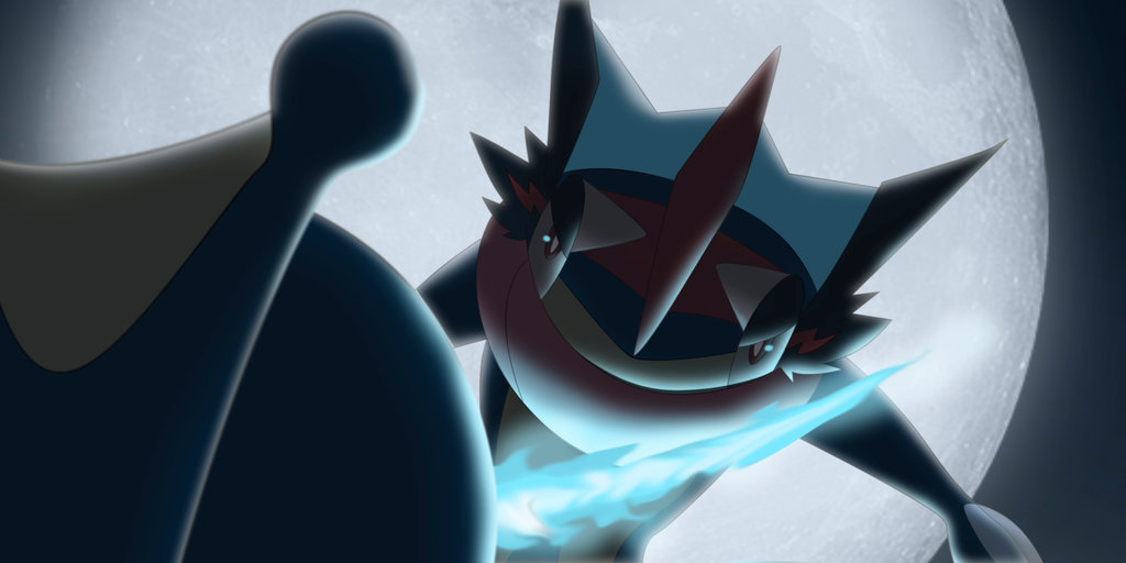 All0412 ✪ on X: Pokémon MW: Ash-Greninja #Kalos #Shiny #Fanart