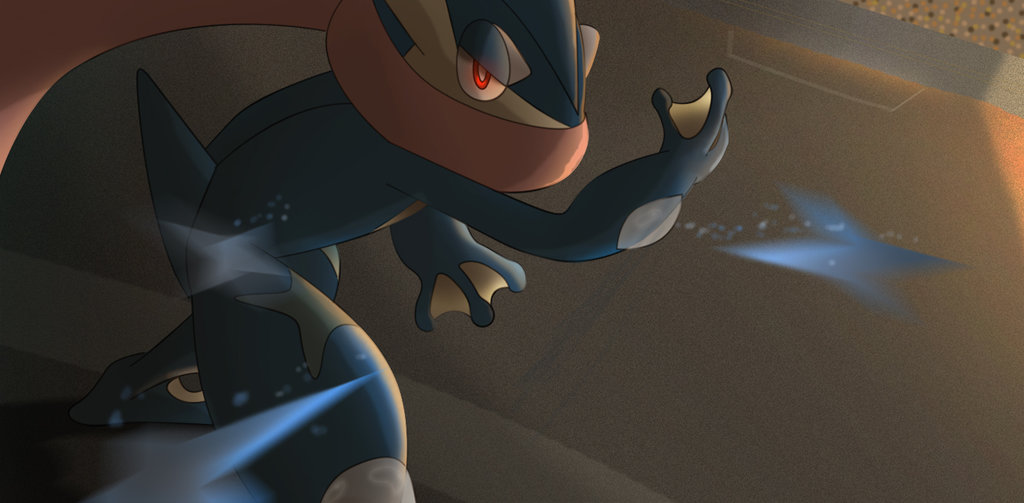 All0412 ✪ on X: Pokémon MW: Ash-Greninja #Kalos #Shiny #Fanart