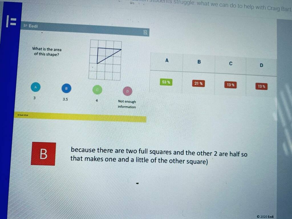 CottinghamAmber's tweet photo. “Four areas where Maths GCse Foundation students struggle” with @mrbartonmaths and finding the area of shapes is one of the top 4. Surprised of the answers here? #area #perimeter #misconceptions #gcsefoundation #gcsefoudationmaths https://t.co/OObTEskWF8 https://t.co/hQtd26SZ5h