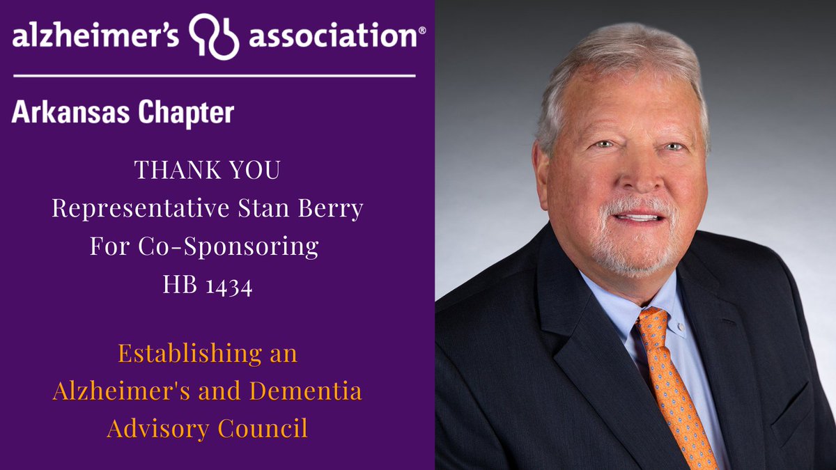 EndAlzAR's tweet photo. Thank you Representative Berry for making dementia a priority by Co-Sponsoring #HB1434 #ALZAC #ENDALZ #ARLEG https://t.co/n3nHEIir3J