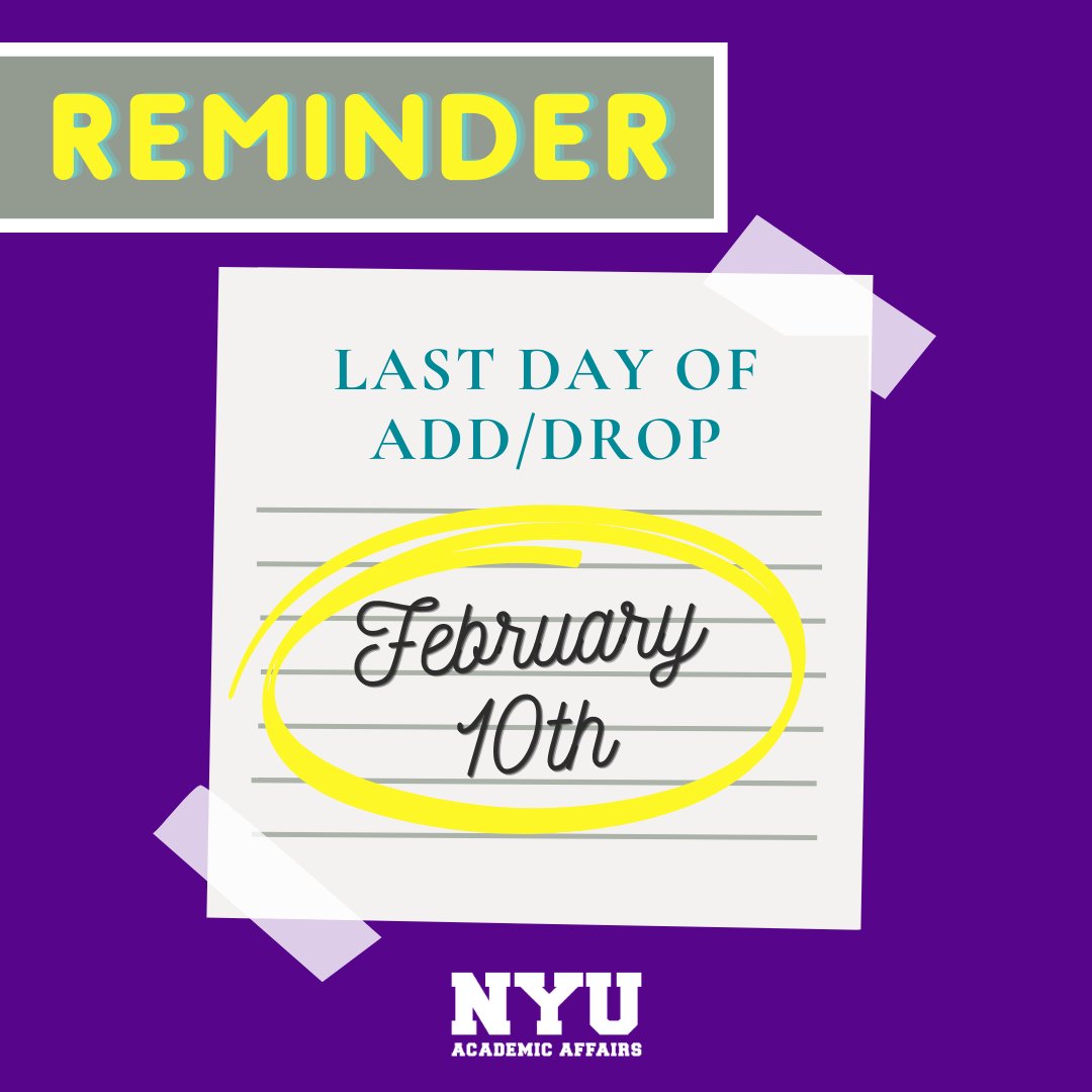 NYU OSAE tweet media