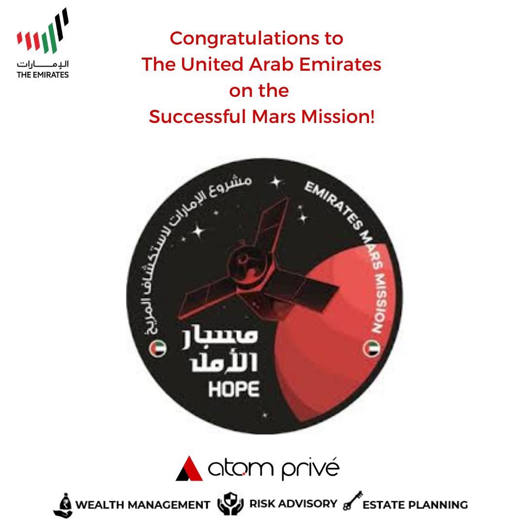 atomfinserv's tweet photo. Historic feat!
The UAE’s Emirates Mars Mission, The Hope Probe, lined up a historic Mars manoeuvre, making it the first Arab country to reach Mars.
@HamdanMohammed
#HopeProbe #ArabsToMars #marsMission #EmiratesMarsMission #Marsprobe #UAEHopeProbe #UAEHopeProbeMarslive https://t.co/5DGbbvmPJ1