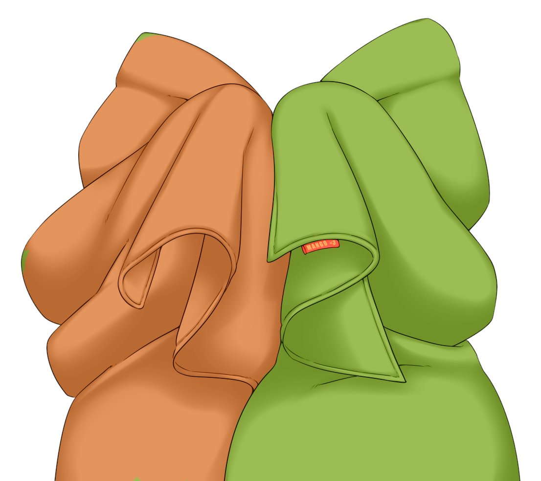 The next asset is for  @MangoBtuber , the adorbable birbTuber!! I made a two-colored blanket to match her glorious feathers (+ a sunflower seed version)