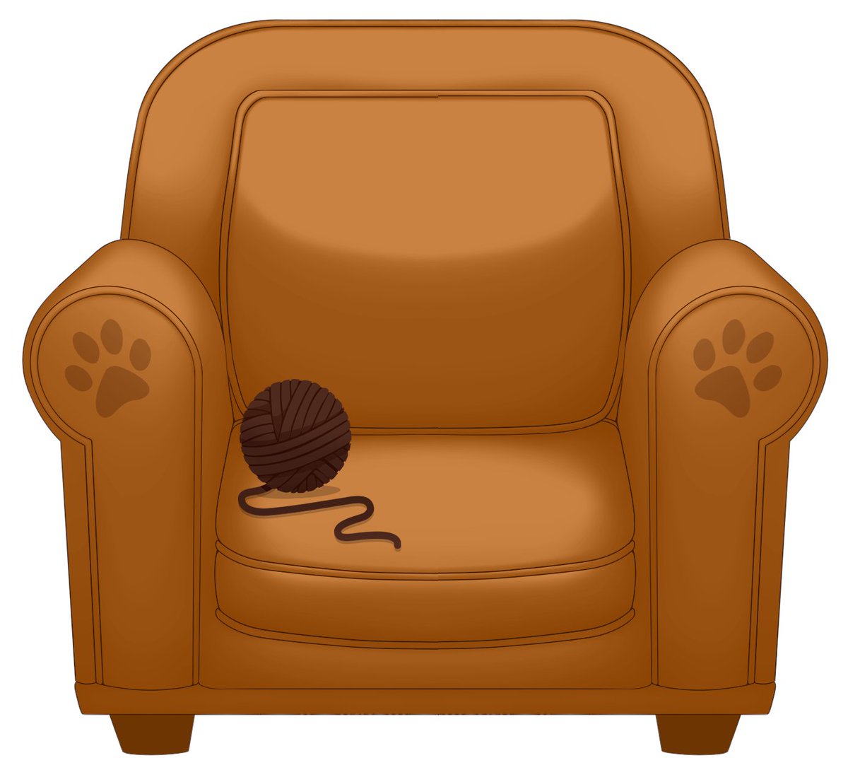 The next couch is (a solo one) for  @missjackieart!! I hope she will find it as comfy as I did - even equipped it with a yarn ball for any kitty needs 