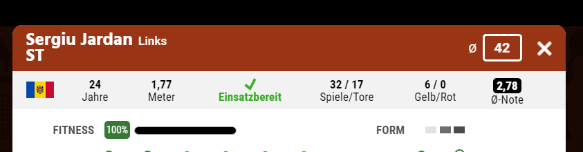 Wir verabschieden uns von Sergiu Jardan. Nach 3 Jahren und morgen mit Spiel 99,  wird er im Sommer in die erste Liga wechseln.