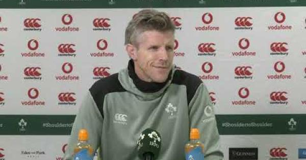 WATCH Ireland coach Simon Easterby provides injury update and assesses the French threat