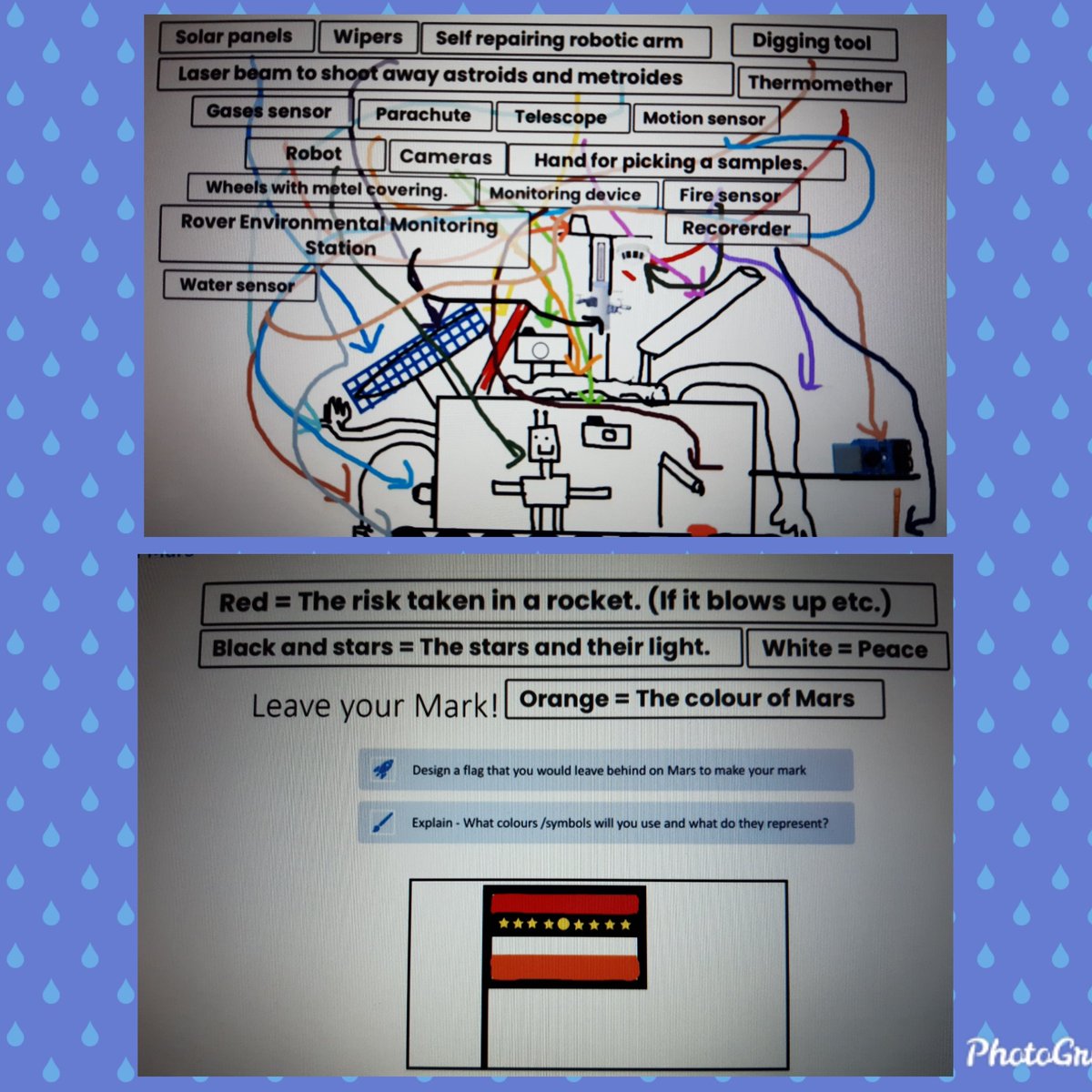 Nishi Mohan (@nishimohan2) on Twitter photo Grade 2's Designing their own flag and Space Rover for Mars Mission-Leave your Mark!#Hope <a href="/GMA_Primary/">@GMA_Primary</a> <a href="/drswatisawant/">Dr. Swati Sawant</a> <a href="/ElizabethJohn00/">ELIZABETH JOHN</a> <a href="/raak1996/">Anees Fathima</a> <a href="/misri_anchal/">Anchal misri</a> <a href="/Stephy1918/">Stephanie Fanthome</a> <a href="/Priyasandeep05/">Priyadarshini</a> Grade 2's Designing their own flag and Space Rover for Mars Mission-Leave your Mark!#Hope <a href="/GMA_Primary/">@GMA_Primary</a> <a href="/drswatisawant/">Dr. Swati Sawant</a> <a href="/ElizabethJohn00/">ELIZABETH JOHN</a> <a href="/raak1996/">Anees Fathima</a> <a href="/misri_anchal/">Anchal misri</a> <a href="/Stephy1918/">Stephanie Fanthome</a> <a href="/Priyasandeep05/">Priyadarshini</a>