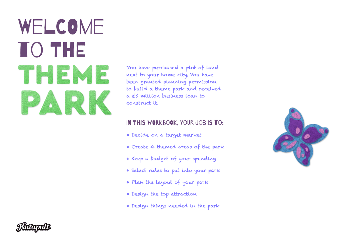 _Katapult's tweet photo. To inspire the next generation of #themepark designers and make #homeschooling more fun, we've created this free Workbook for kids. Draw your own theme park ride, make your own Park plan and keep a tight budget too! Download for free: https://t.co/hAIqbugBUJ https://t.co/eL3mhrdQ3B