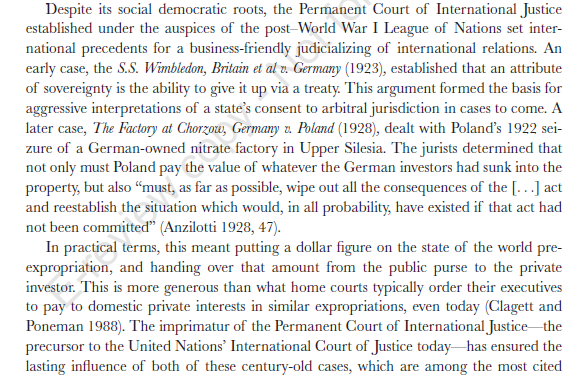 Ironically, some of these tendencies are illustrated by the very pre-Nazi German arbitrations that Born celebrates. (Again from Judge Knot.)