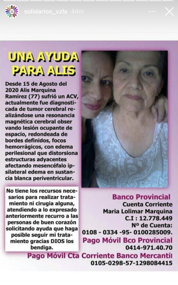 tudeyavu's tweet photo. Buenos días a todos por favor dar RT para ayudar a Alis que padece de un tumor cerebral @jennygoes @LolimarArts @Lolimariaus https://t.co/1emrrbiD4k